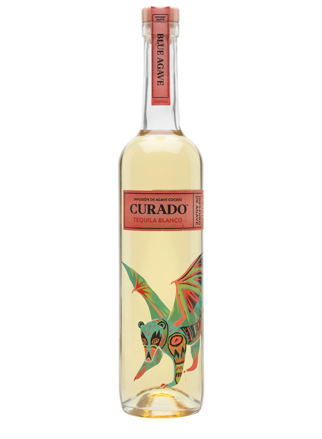 TEQUILA BLANCO CURADO BLUE AGAVE 70 CL