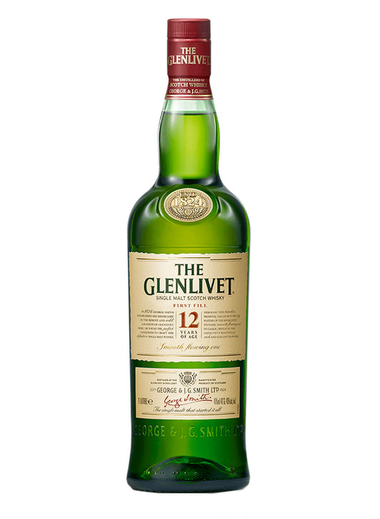 WHISKY GLENLIVET 12 AÑOS 70 CL