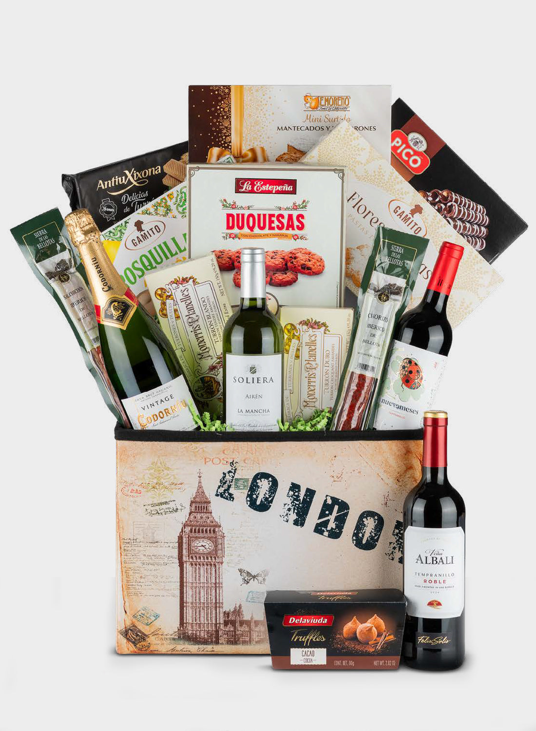 Lote Navideño Nº 31 – Set Gourmet con Vinos D.O., Cava y Embutidos Ibéricos