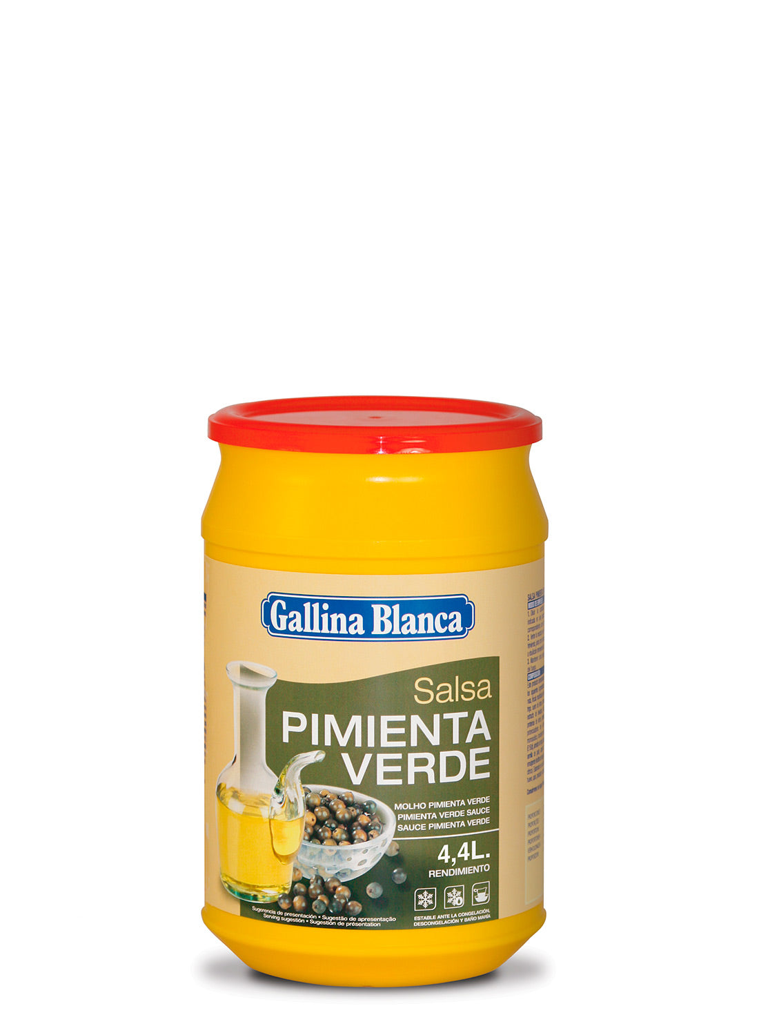 SALSA PIMIENTA VERDE GALLINA BLANCA 600 GR