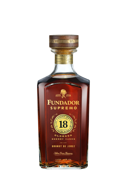 BRANDY FUNDADOR SUPREMO GRAN RESERVA 18 YEARS - SHERRY CASK COLLECTION 1 L
