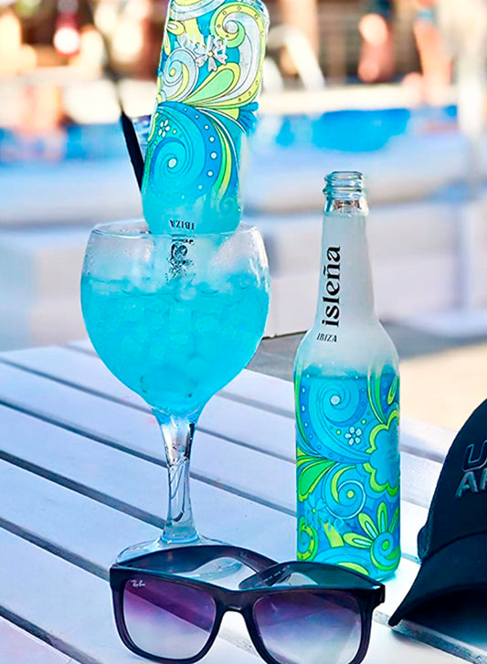 ISLEÑA BLUE CERVEZA HIPPIE LAGER PACK 24 UNIDADES