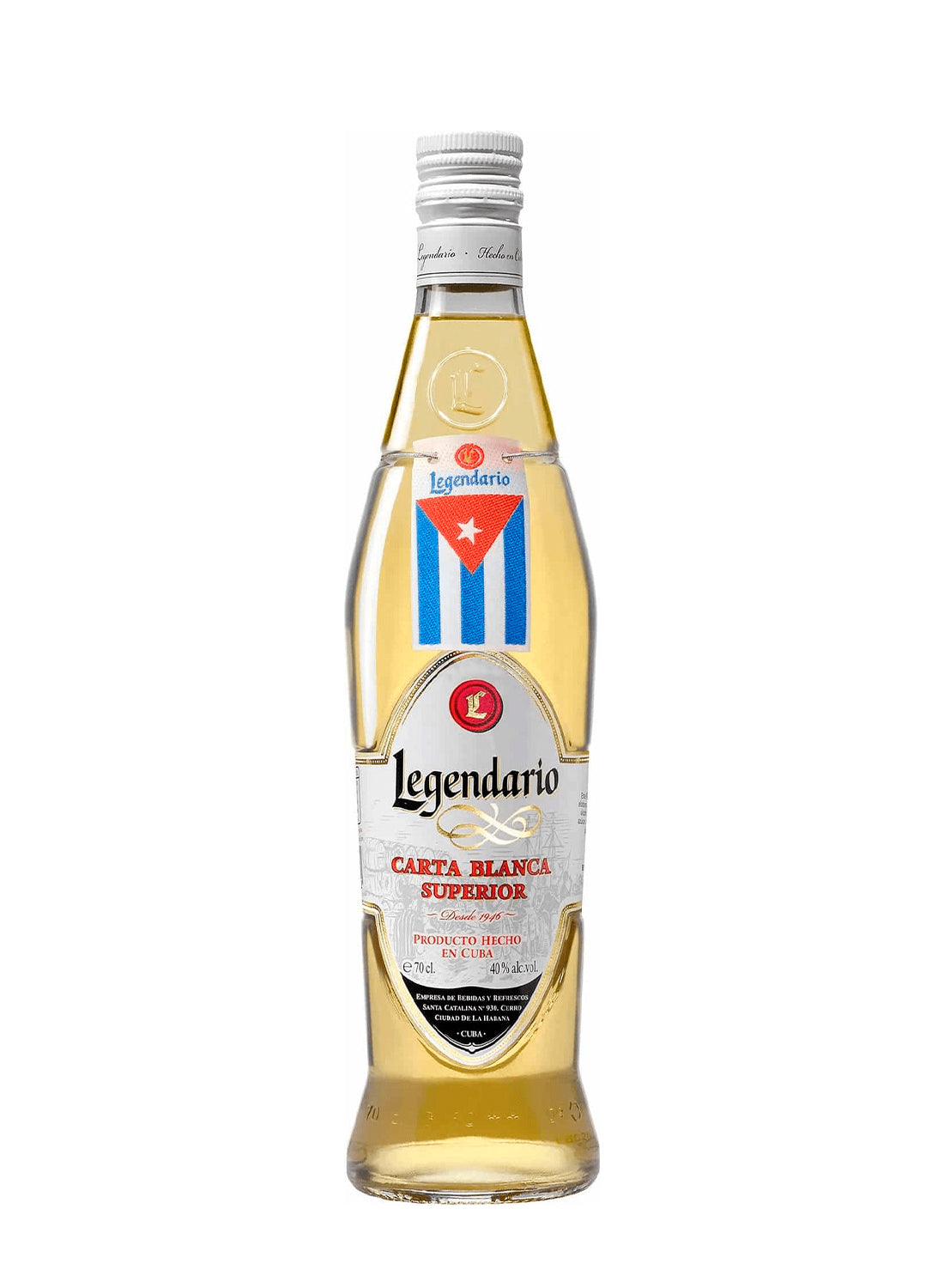 RON LEGENDARIO SUPERIOR CARTA BLANCA 70CL