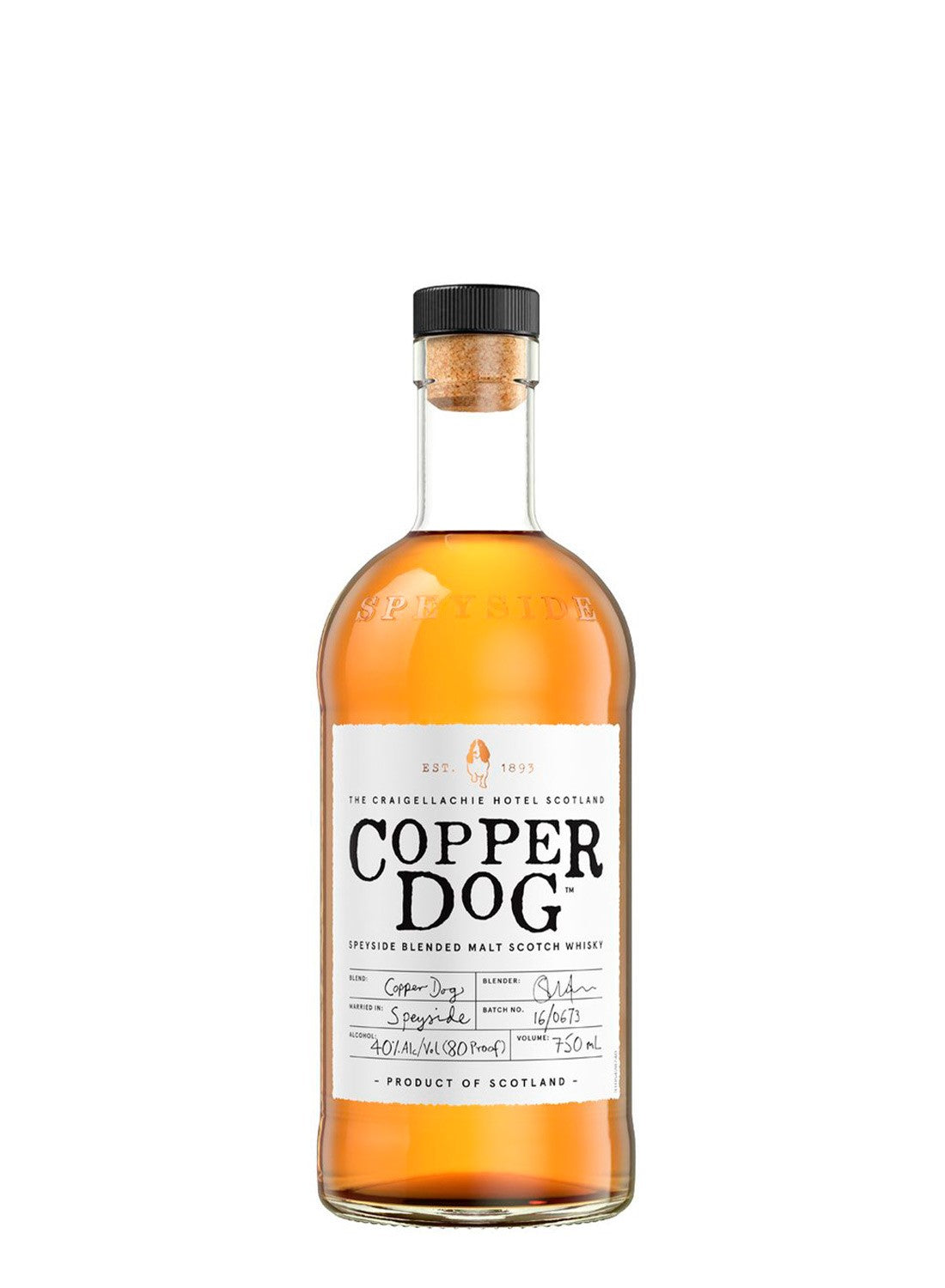 WHISKY COPPER DOG 70 CL