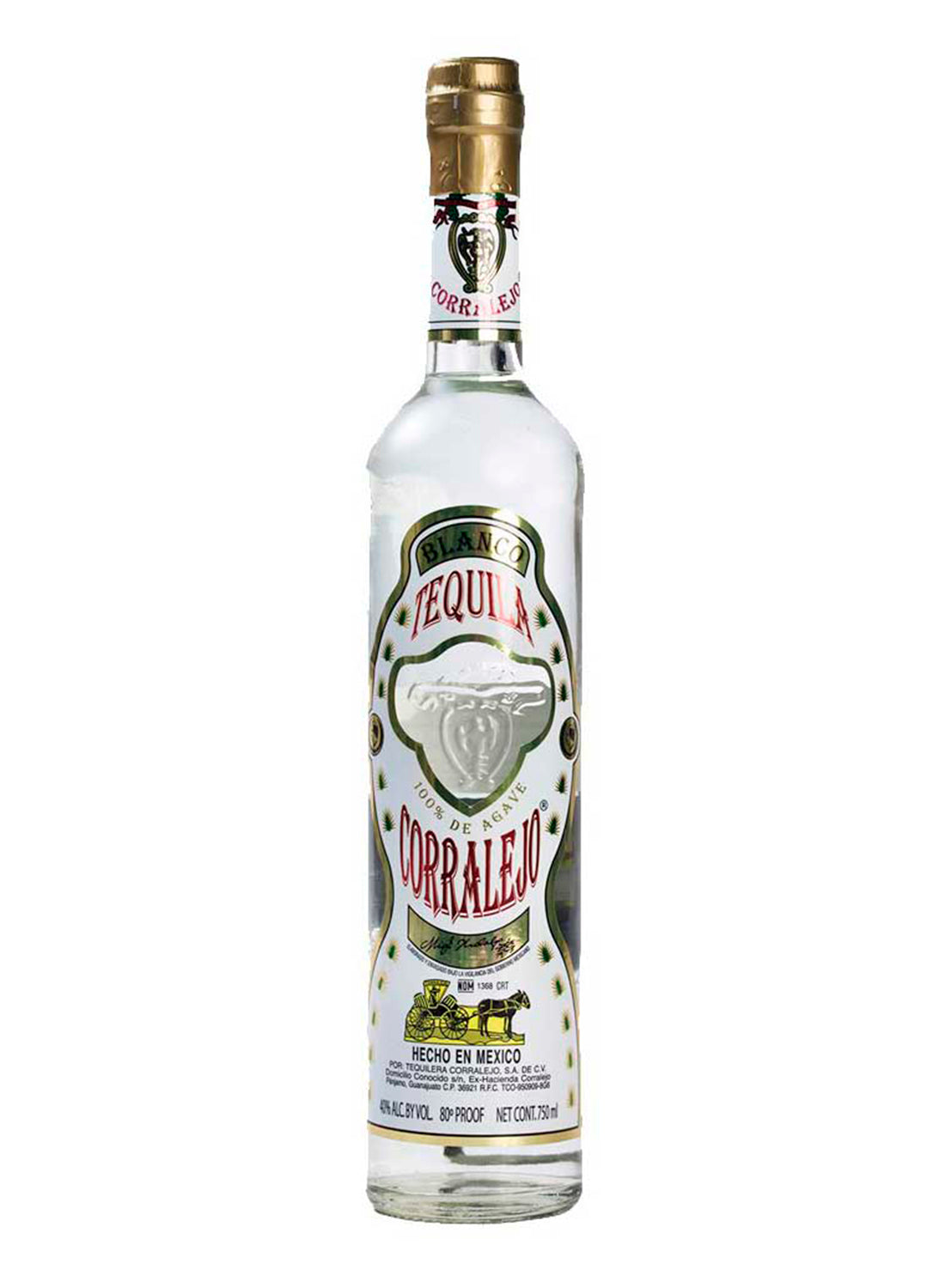 TEQUILA CORRALEJO BLANCO 75 CL