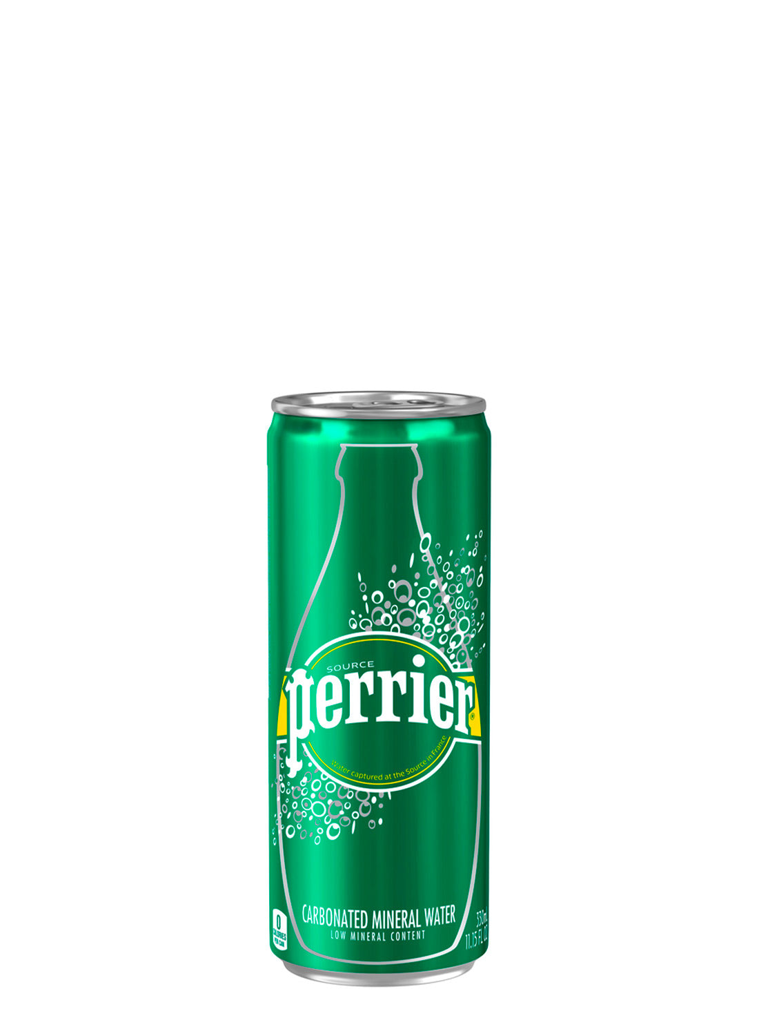 AGUA CON GAS PERRIER LATA 0.33 L X 24 UDS