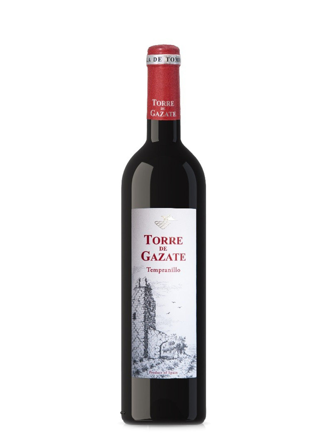 Vino tinto Torre Gazate Tempranillo 75 cl