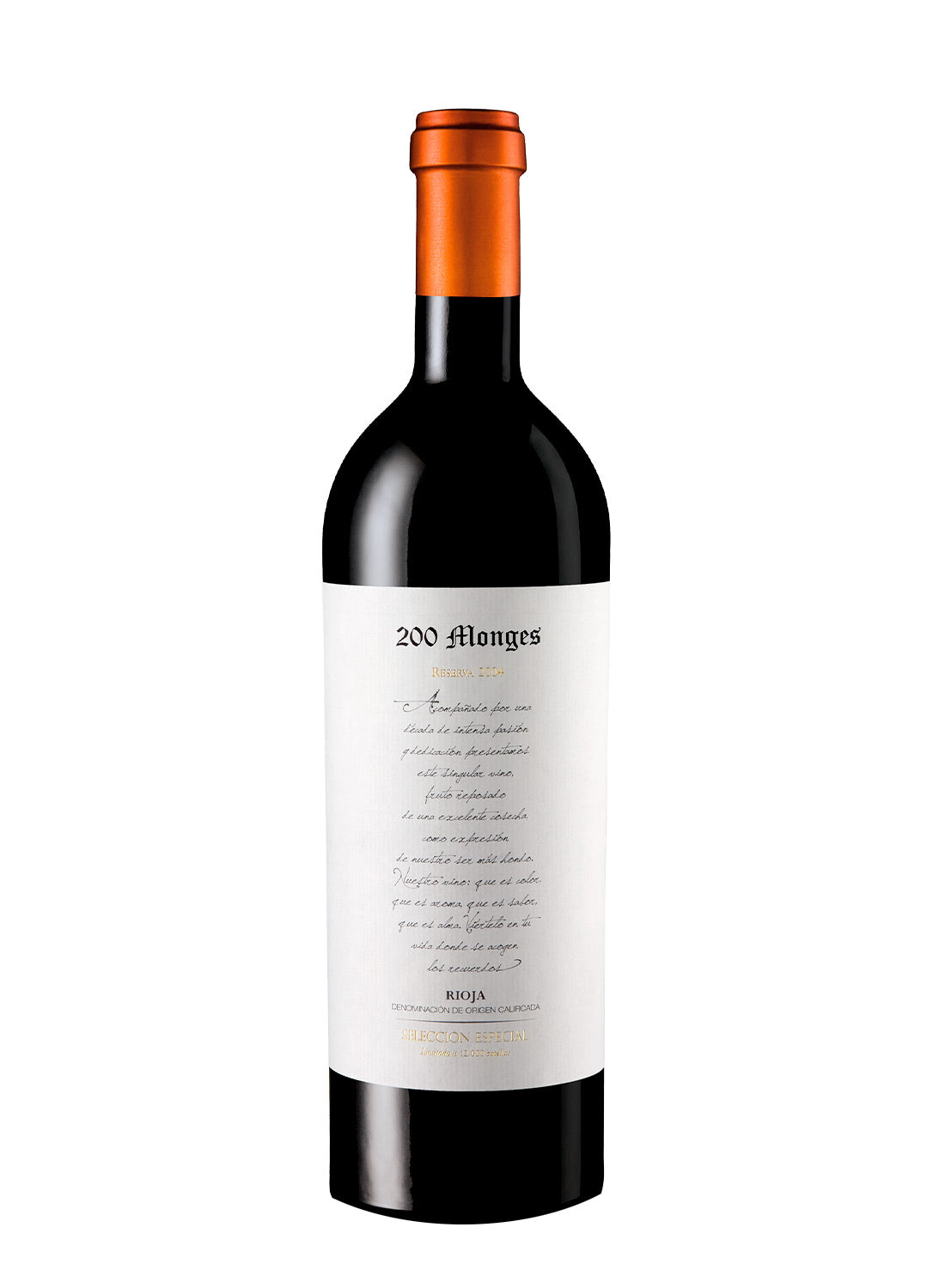 Vino tinto 200 Monges Selección Especial Reserva 75 cl