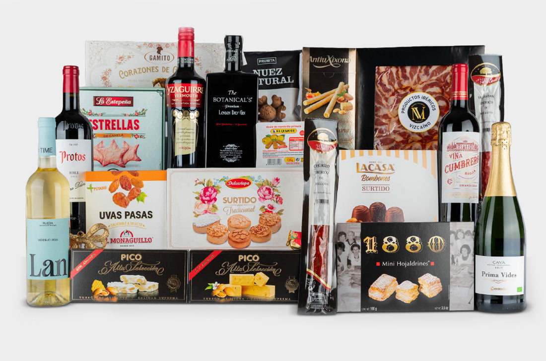 Lote Gourmet Navideño Nº 17 – Selección Premium con Vinos D.O., Cava y Ginebra Botanical’s
