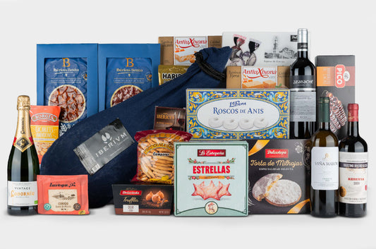 Lote Gourmet Navideño Nº 21 – Selección Premium con Paleta Gran Reserva, Vinos D.O. y Cava Codorníu