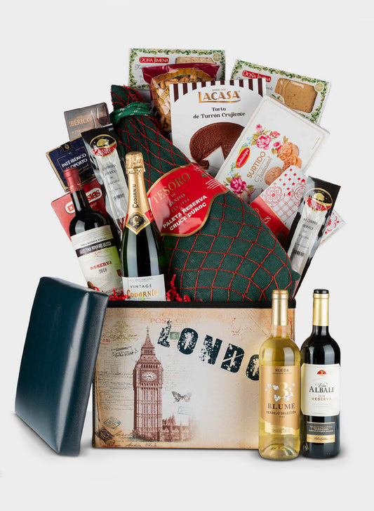 Lote Navideño Nº 36 – Set Gourmet con Vinos D.O., Cava y Paleta Reserva de Salamanca