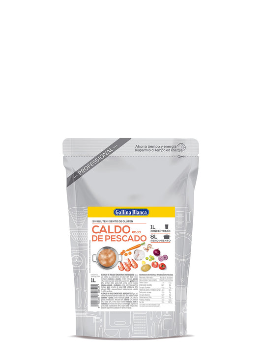 CALDO PESCADO CONCENTRADO GALLINA BLANCA 1 L