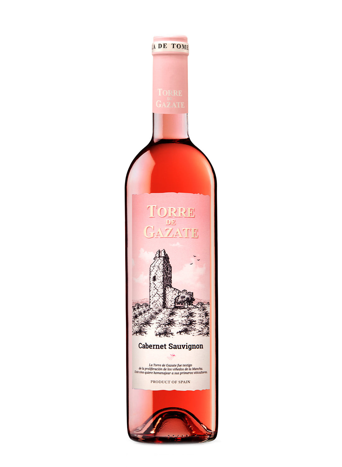 Vino rosado Torre Gazate Cavernet Sauvignon 75 cl