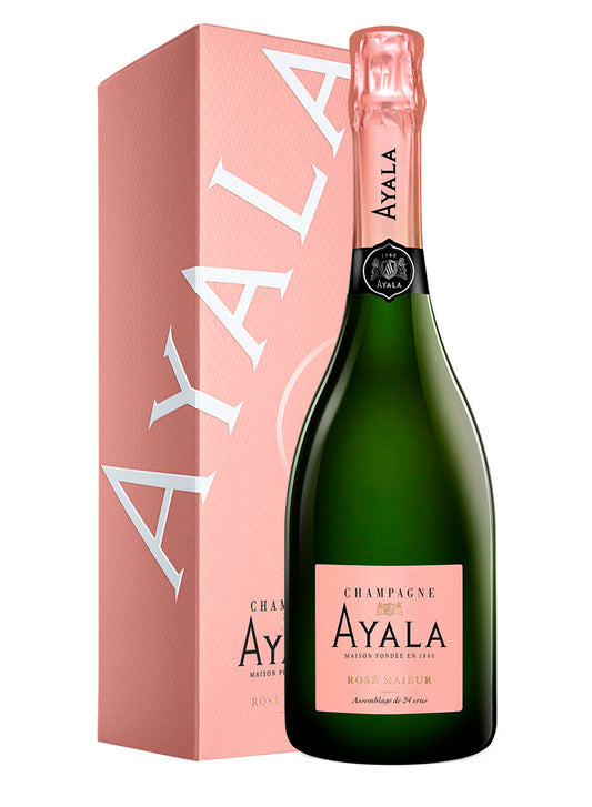 CHAMPAGNE AYALA ROSÉ MAJEUR 75 CL CON ESTUCHE