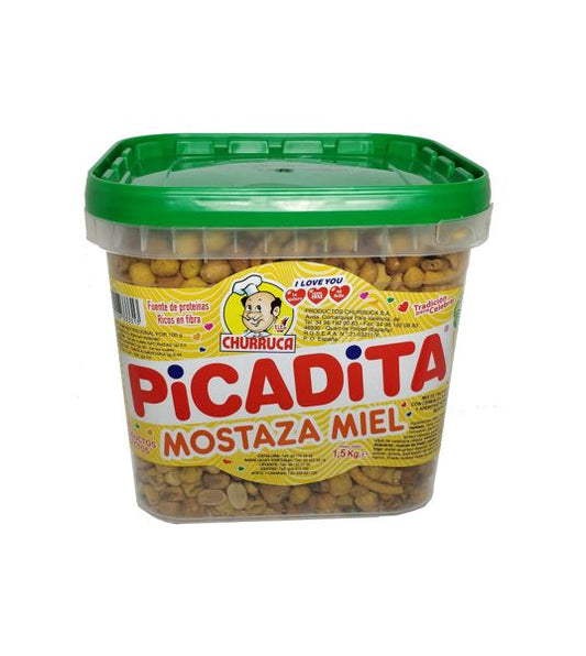 PICADITA MOSTAZA Y MIEL CHURRUCA BOTE 1.5 KG