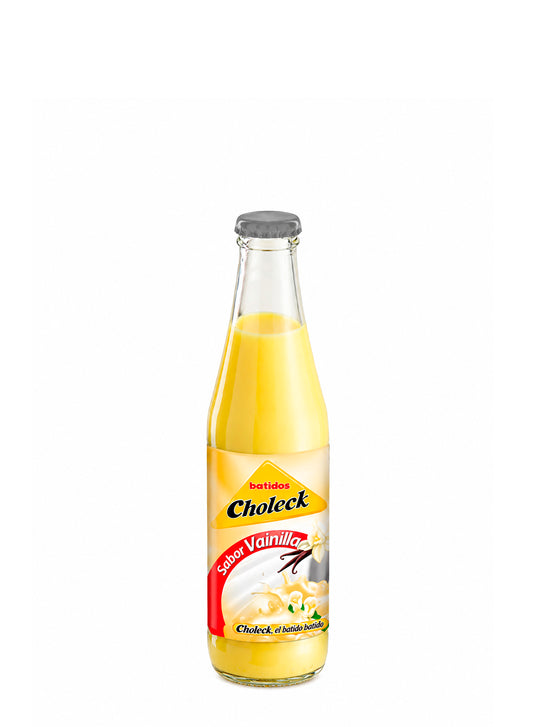 BATIDOS CHOLECK VAINILLA EN CRISTAL 0.2 L X 12 UDS