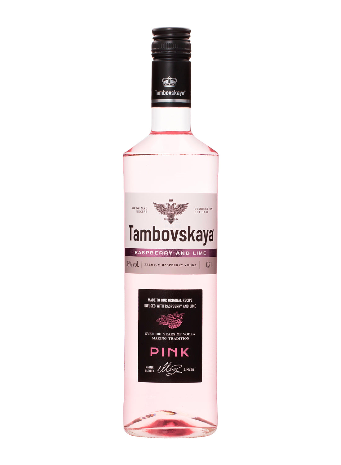 VODKA MOSKOVSKAYA PINK RASPBERRY LIME 70 CL