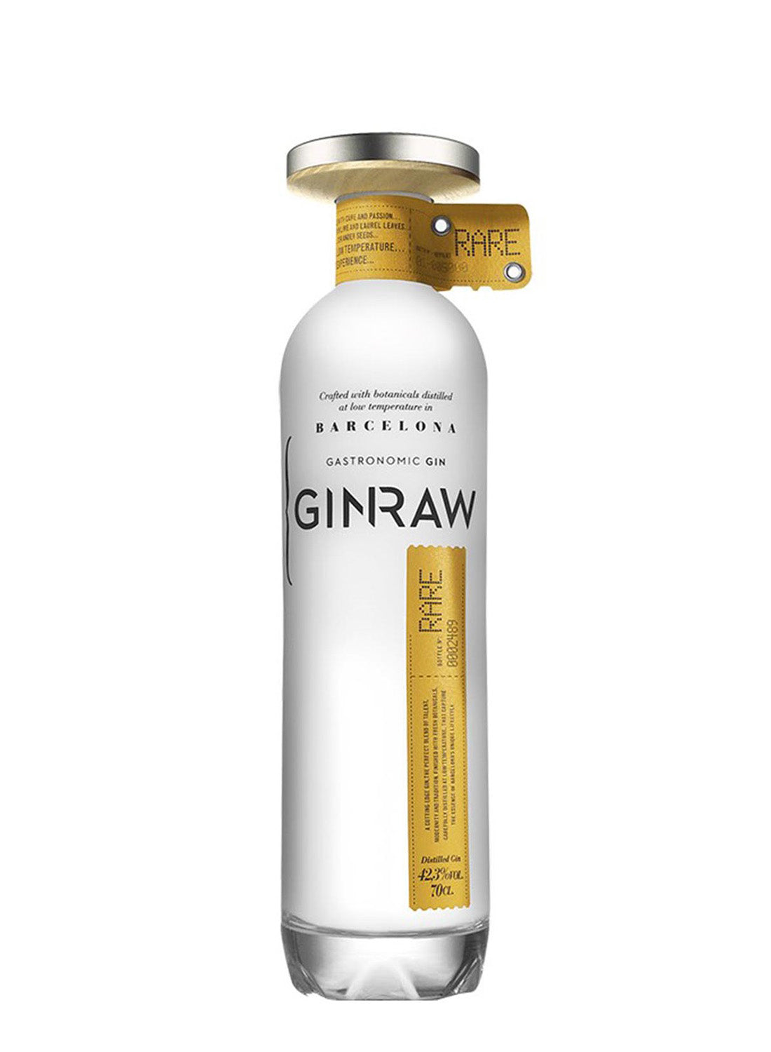 GINEBRA GINRAW DISTILLED GIN 70 CL