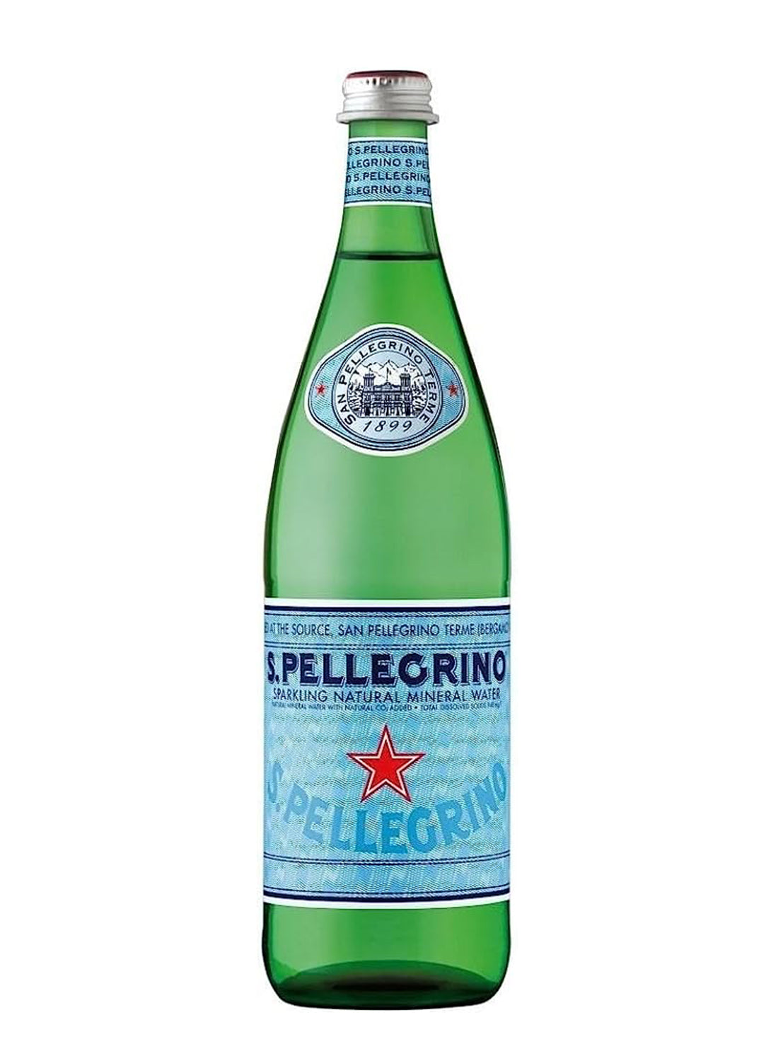 AGUA CON GAS SAN PELLEGRINO 0.75 L X 15 UDS