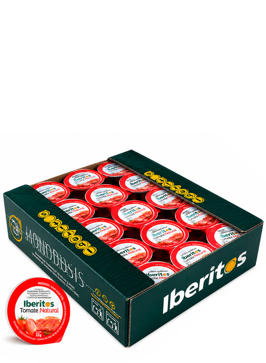 TOMATE NATURAL MONODOSIS IBERITOS 45 X 22 GR BANDEJA