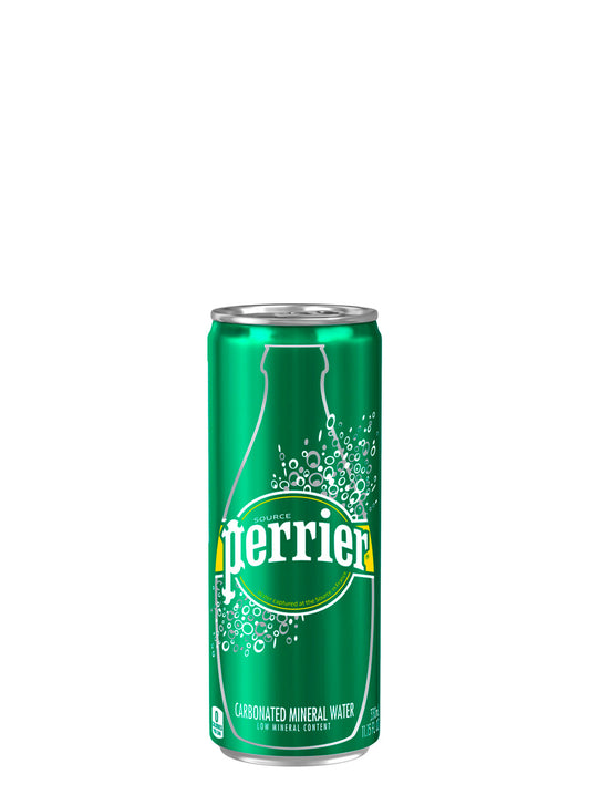 AGUA CON GAS PERRIER LATA 0.33 L X 24 UDS