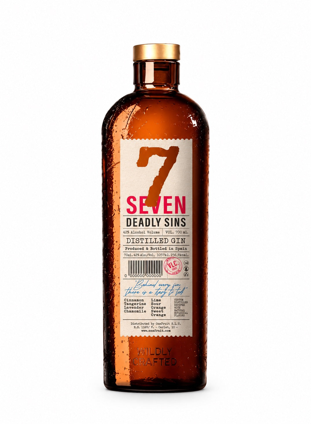 GINEBRA SEVEN DEADLY SINS 70CL OXEFRUIT