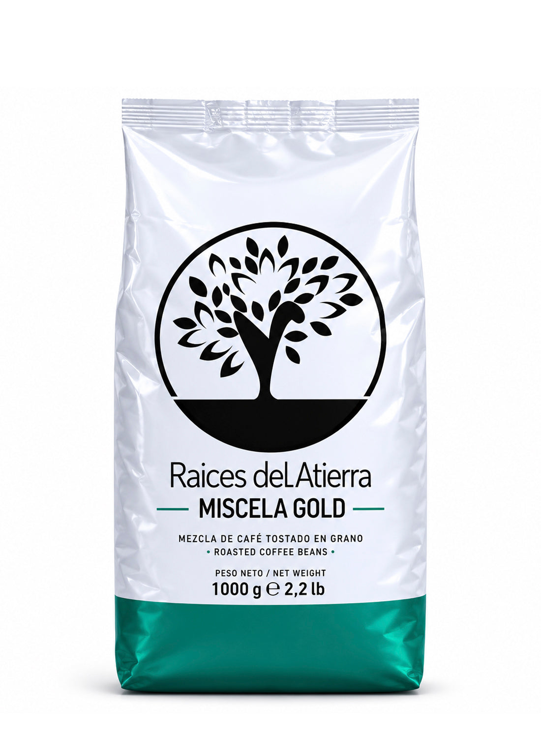 CAFÉ EN GRANO GOLD RAICES DE LA TIERRA 1 KG