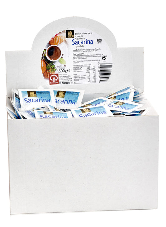 SACARINA EN SOBRES CARMENCITA 500 X 1GR
