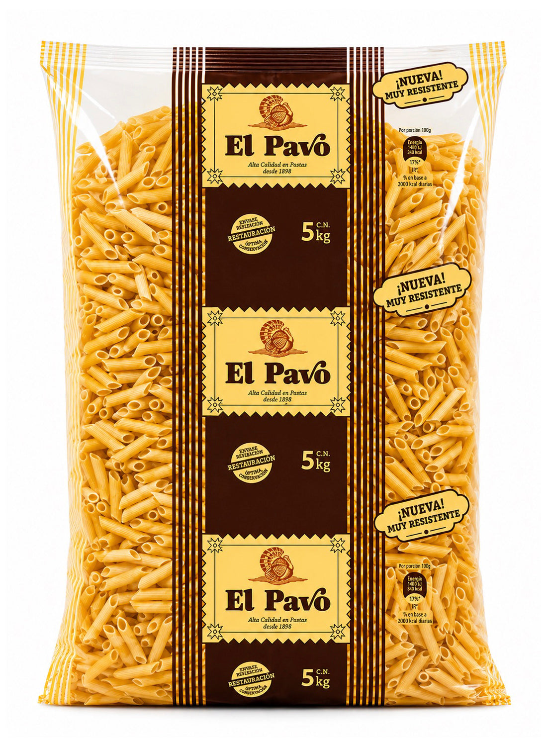 MACARRONES EL PAVO 5KG