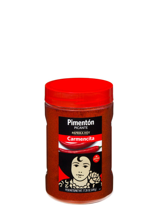 PIMENTÓN PICANTE AHUMADO CARMENCITA 490 GR